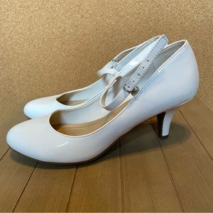 Women’s White Mary Jane High Heels